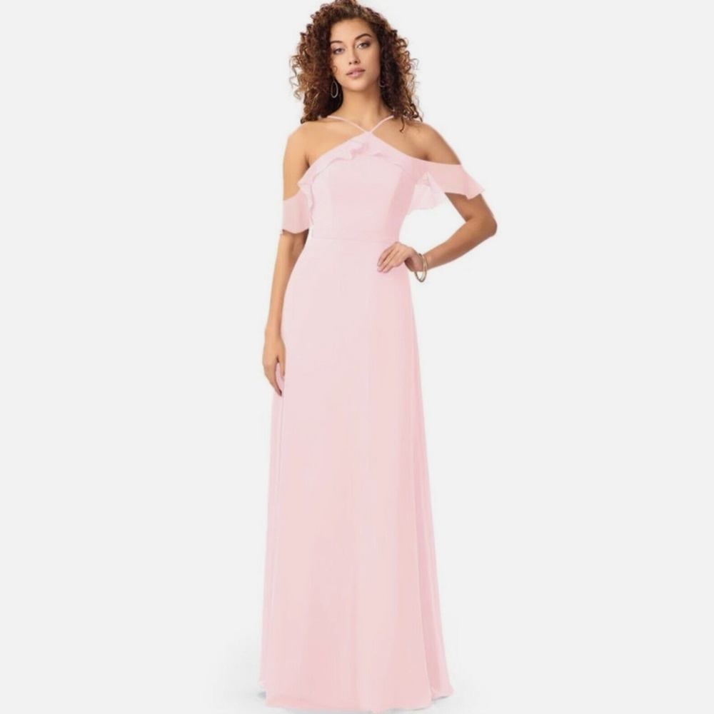 NWT Azazie Dusty Pink Formal Gown, Formal Dress, Ailani Bridesmaid Dress, Size M